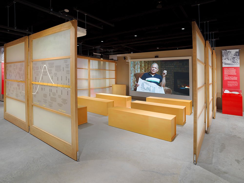 Photo of inside the theatre space at the Chinatown Storytelling Centre.