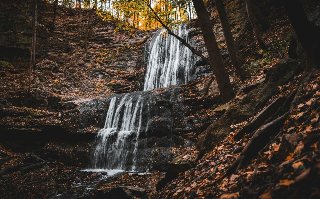 A photo of Sherman Falls in Hamilton