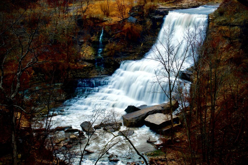 A photo of Albion Falls in Hamilton.