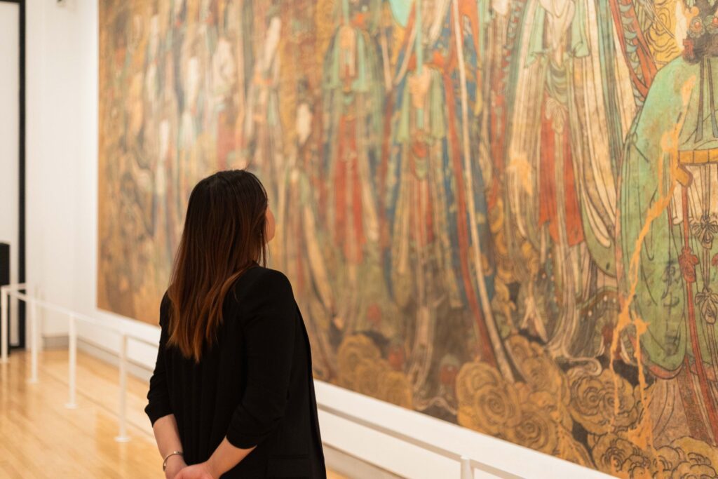 Photo of Fiona Terrence Caringal at the Royal Ontario Museum in Toronto