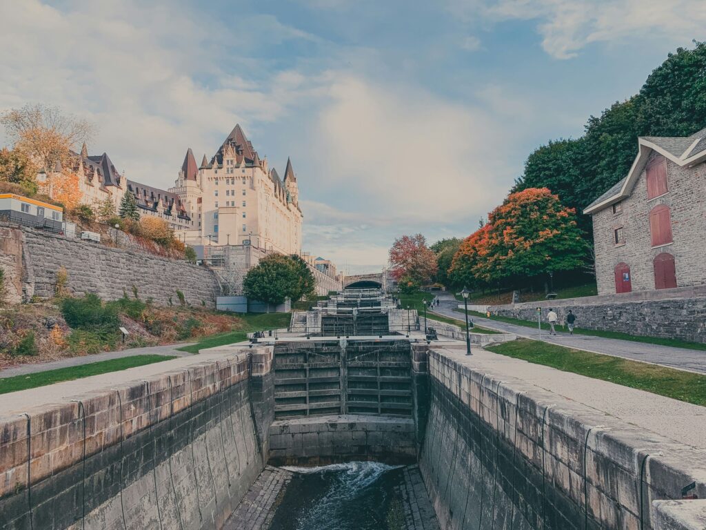 Rideau Canal in fall